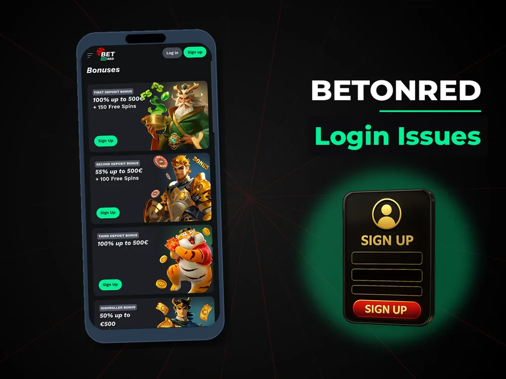 betonred - Login Issues