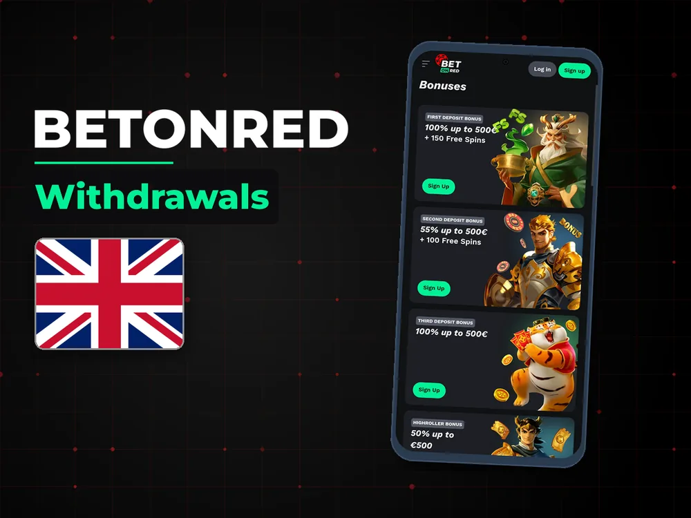 betonred - Withdrawals