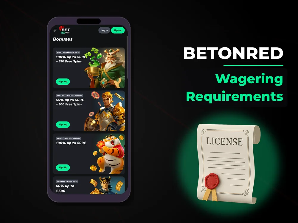 betonred - Wagering Requirements