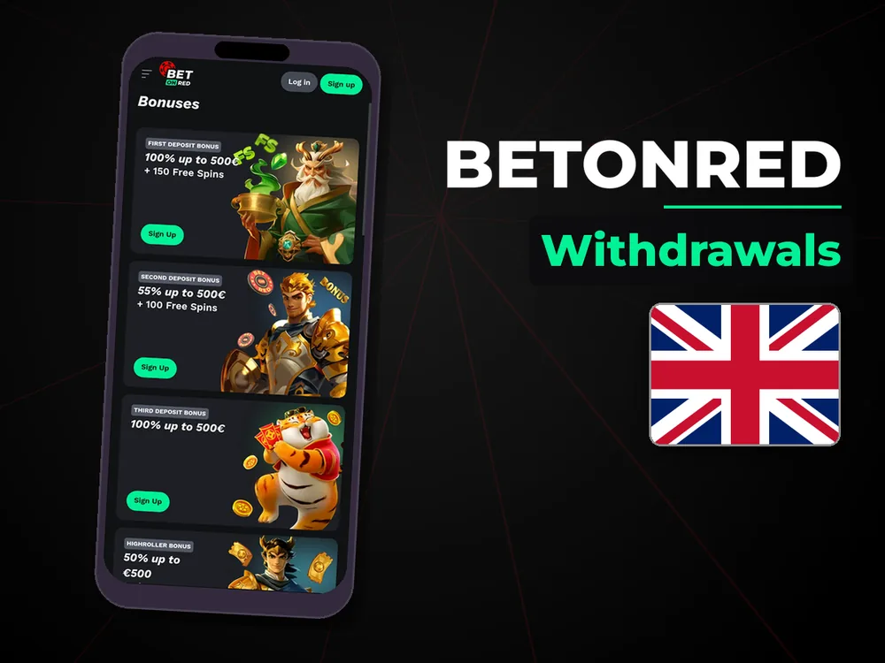 betonred - Withdrawals