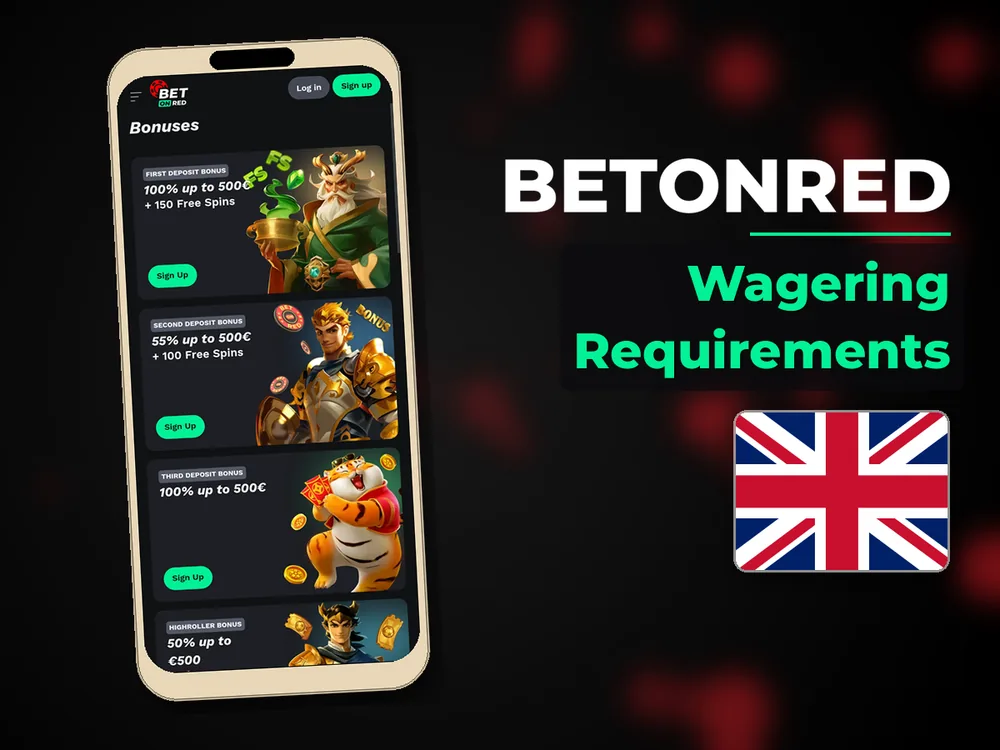 betonred - Wagering Requirements